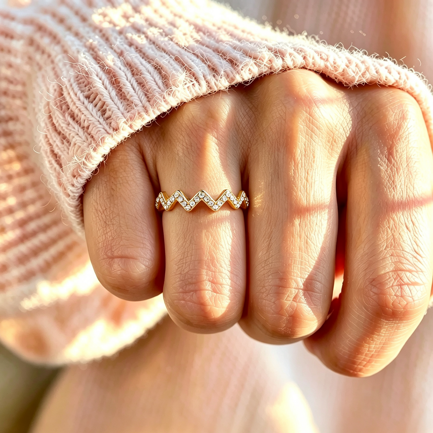 Ripple of Life Ring/Wave Ring