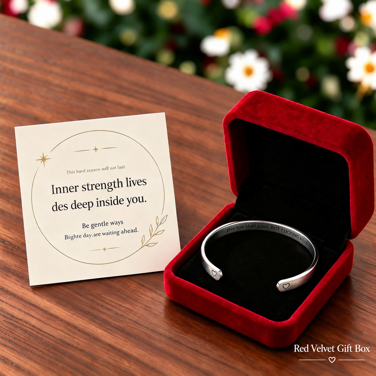 This Too Shall Pass Cuff Bracelet