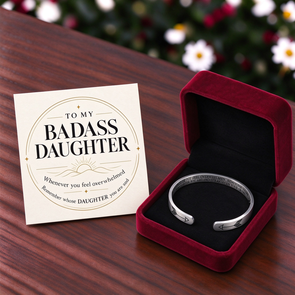 Daughter Straighten Your Crown Bracelet