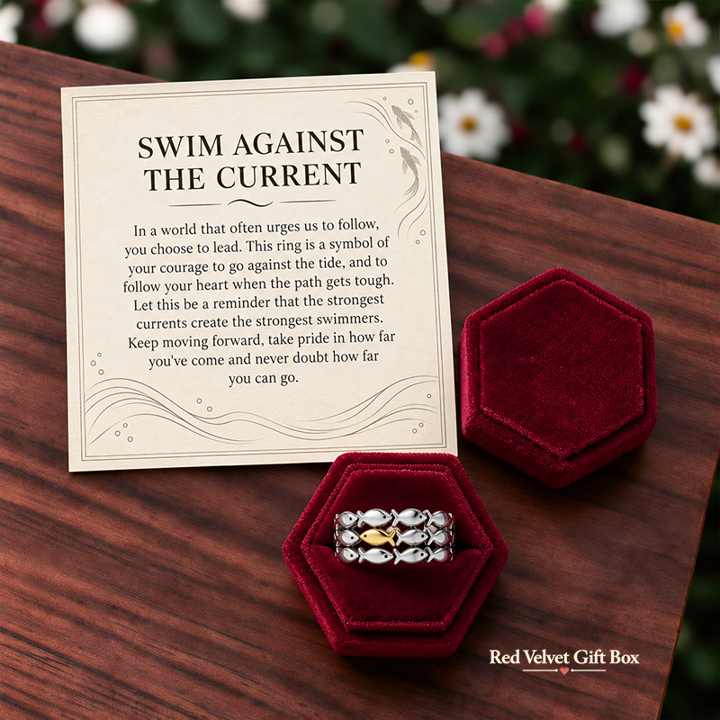 Swim Against The Current Ring