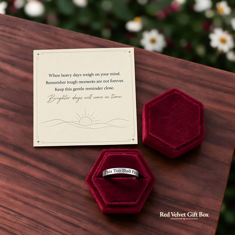 This Too Shall Pass Engraved Ring