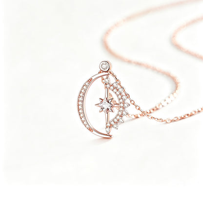 Sun Moon Star Pendant Necklace☀️🌙🌟
