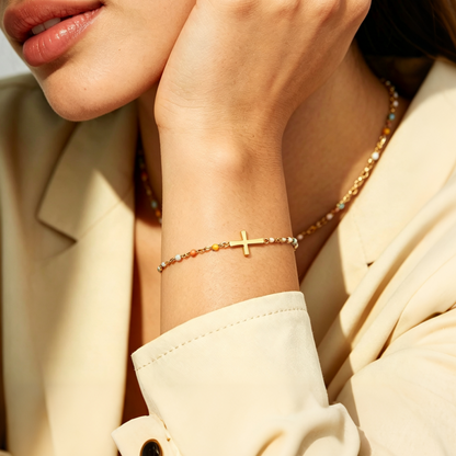 Cross Accent Bracelet