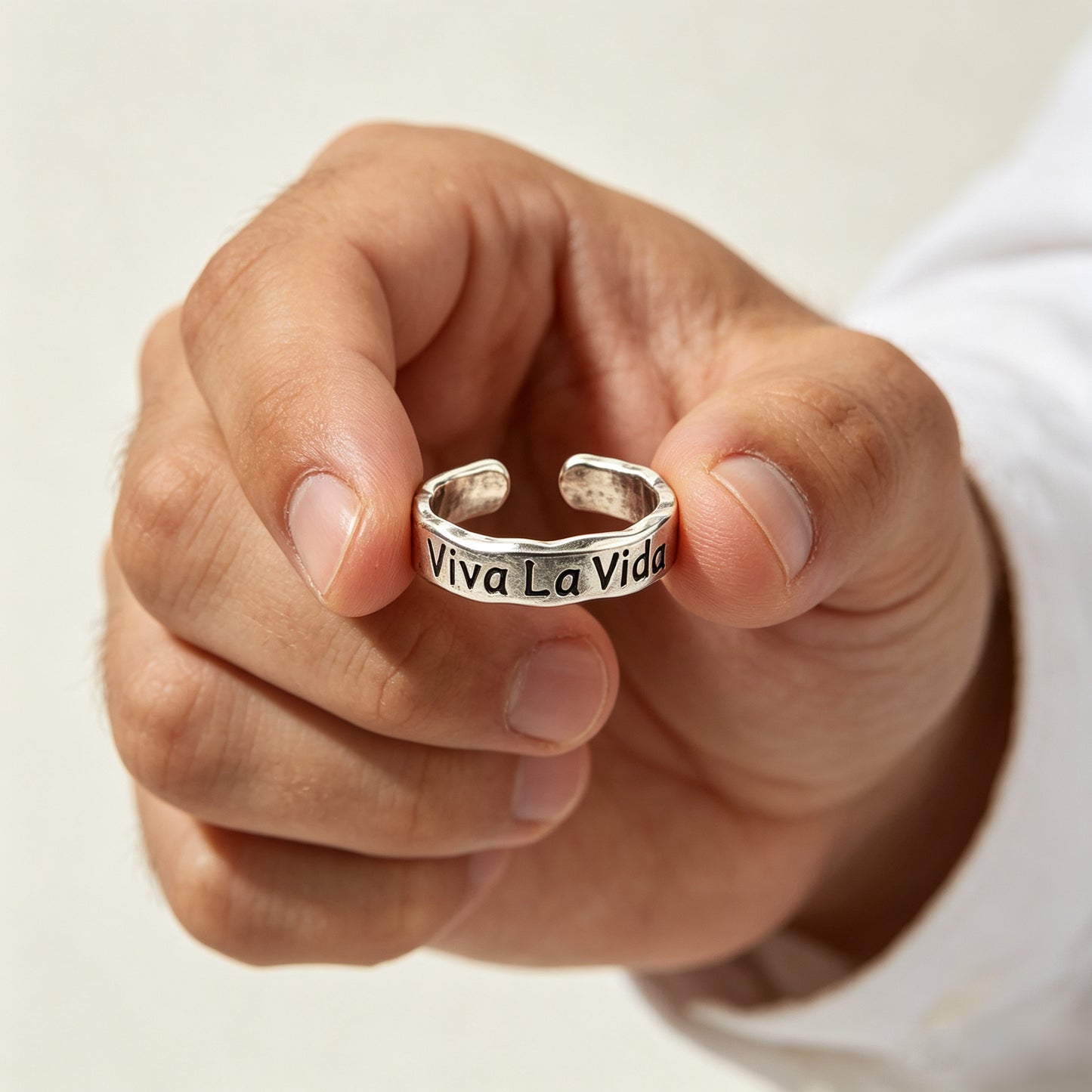 Viva La Vida Open Ring-Live Fearlessly