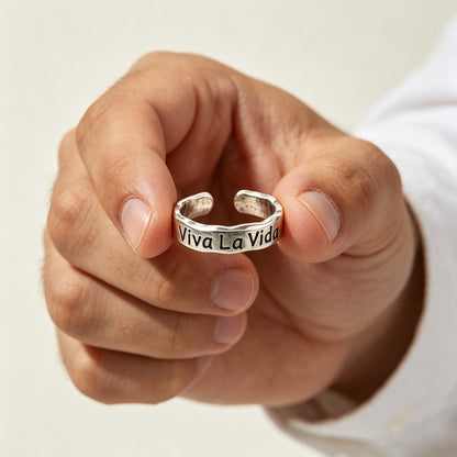 Viva La Vida Open Ring-Live Fearlessly