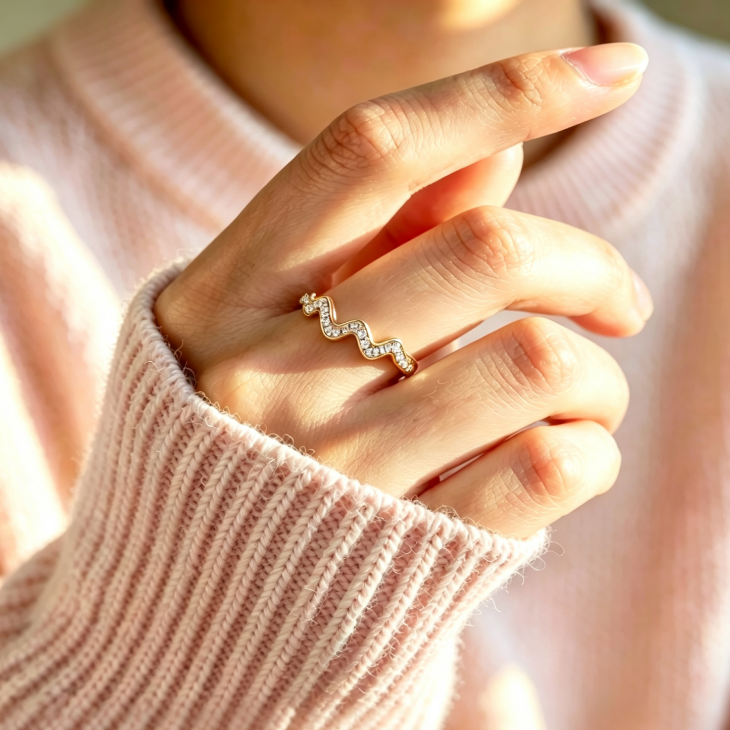 Ripple of Life Ring/Wave Ring
