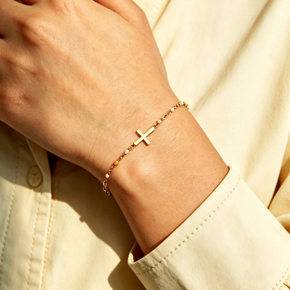 Cross Accent Bracelet