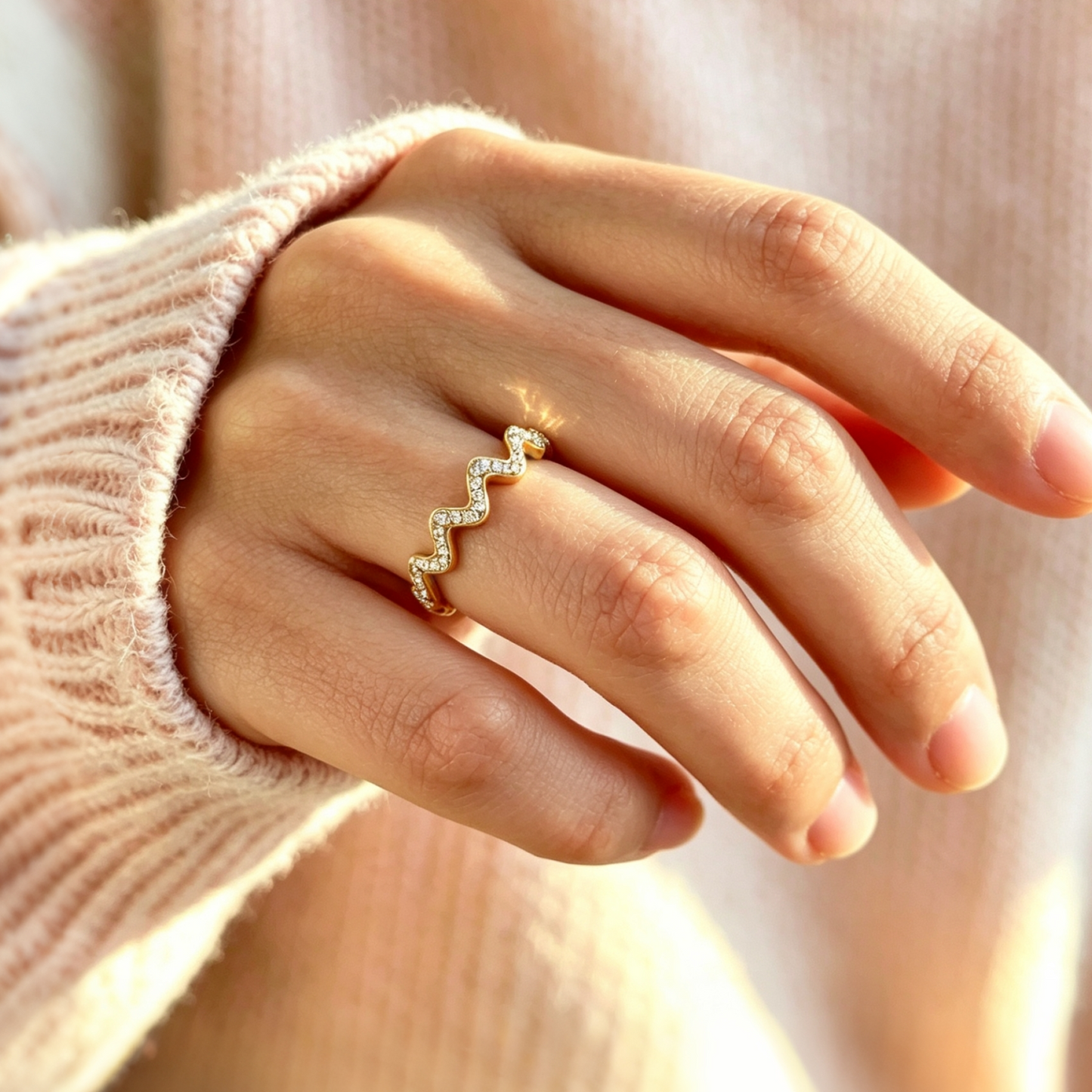 Ripple of Life Ring/Wave Ring