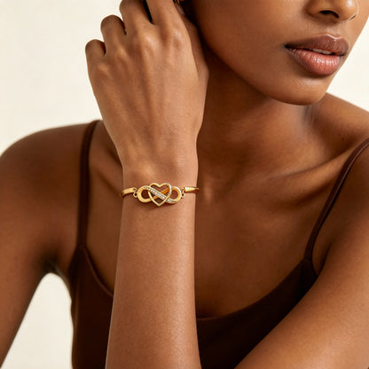 Infinity Heart Bond Bracelet