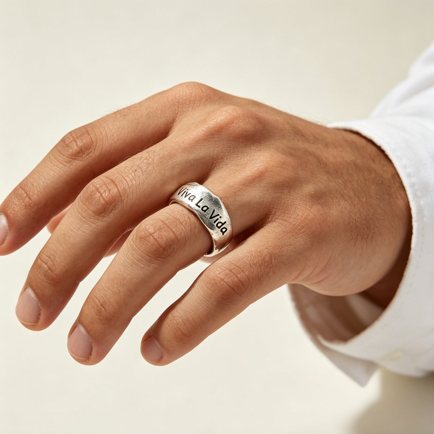 Viva La Vida Open Ring-Live Fearlessly