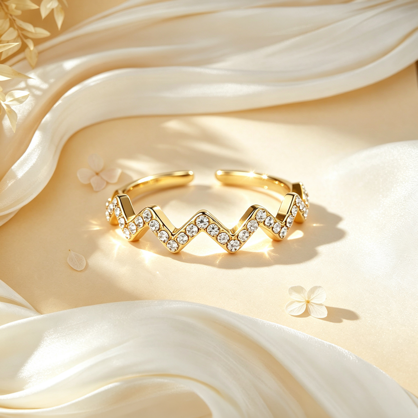 Ripple of Life Ring/Wave Ring