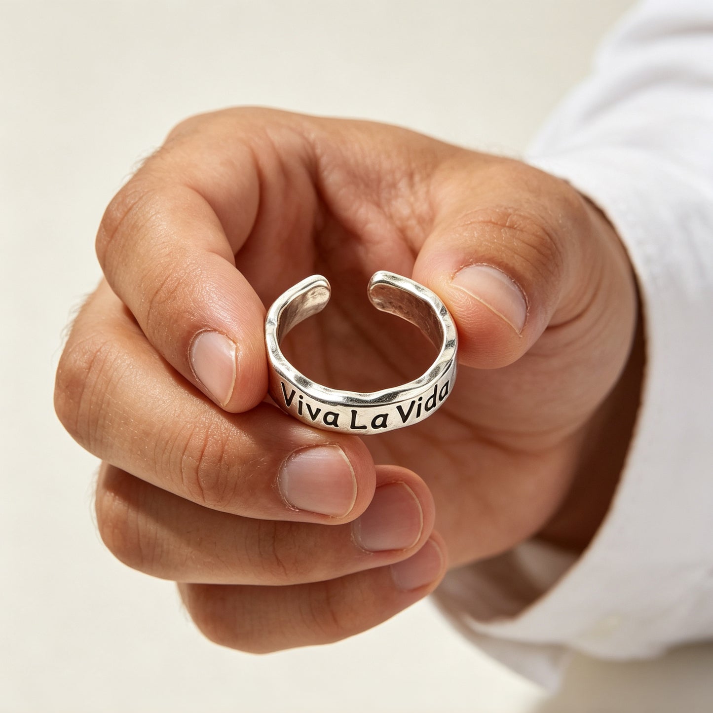 Viva La Vida Open Ring-Live Fearlessly