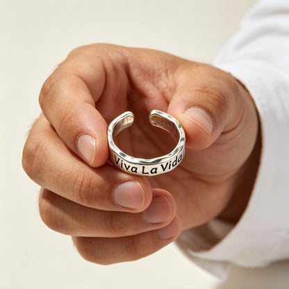 Viva La Vida Open Ring-Live Fearlessly