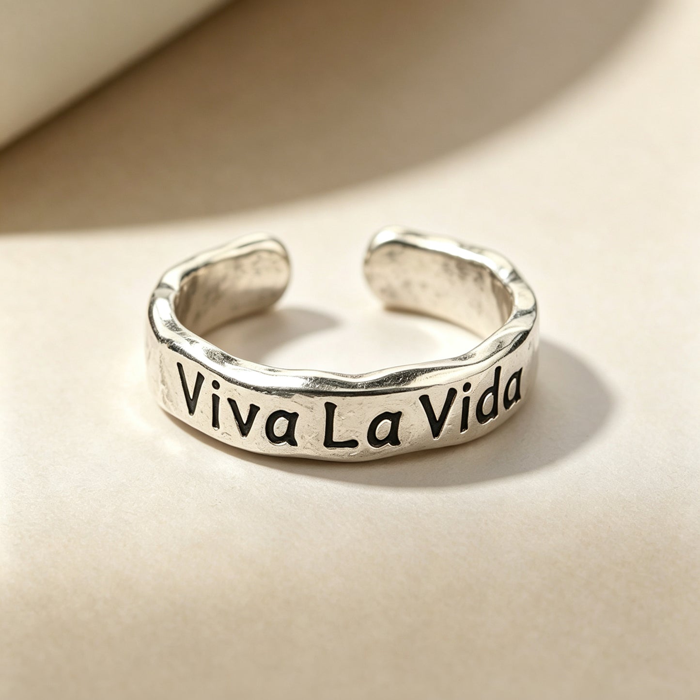 Viva La Vida Open Ring-Live Fearlessly