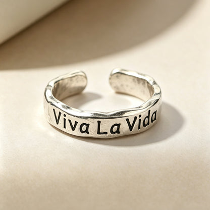 Viva La Vida Open Ring-Live Fearlessly