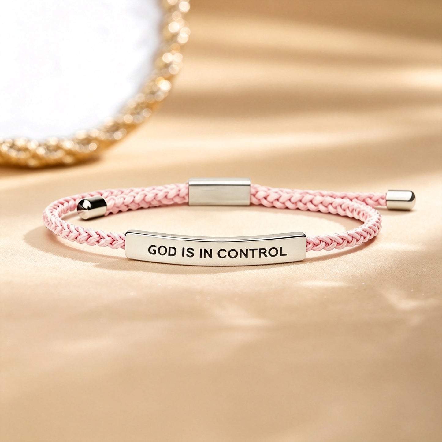 God Is In Control Tube Bracelet