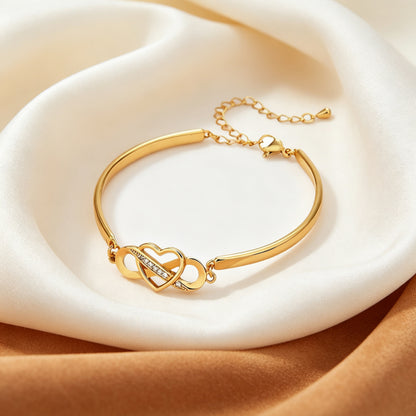 Infinity Heart Bond Bracelet