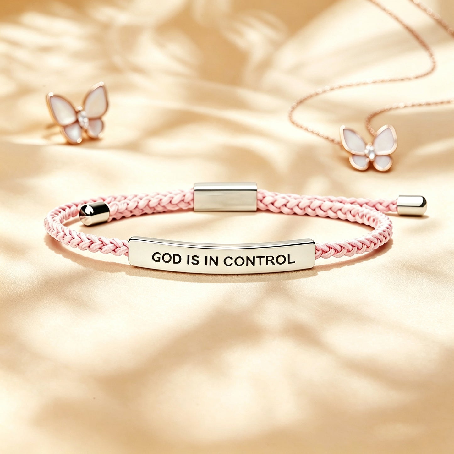 God Is In Control Tube Bracelet