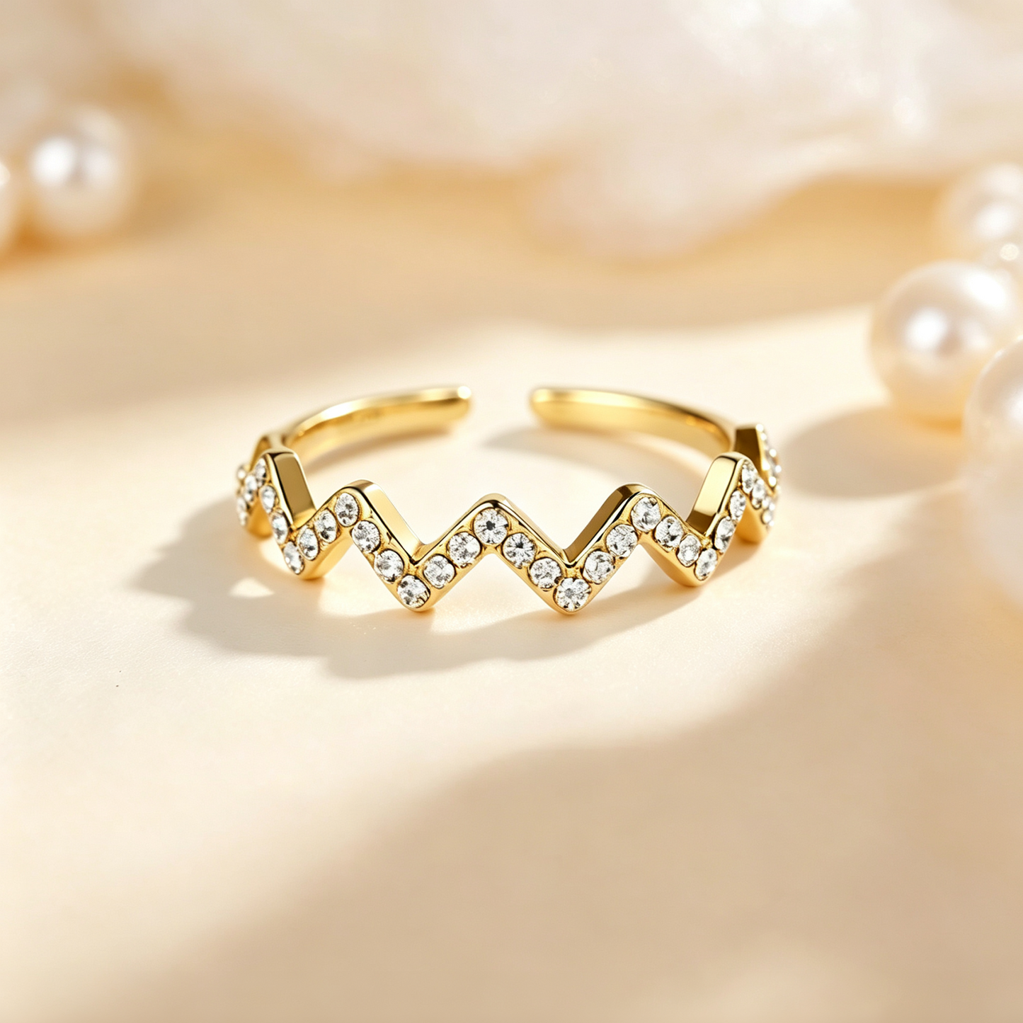 Ripple of Life Ring/Wave Ring