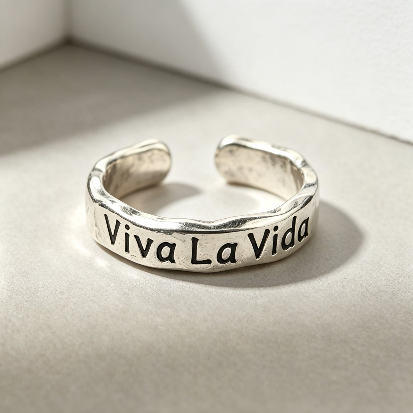 Viva La Vida Open Ring-Live Fearlessly