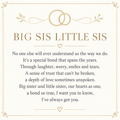 To My Sister - Always Us Ring