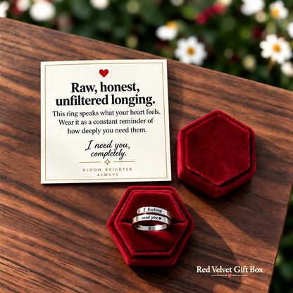 Best Friend-F**king Need You Adjustable Ring
