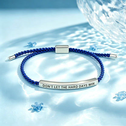 Don't Let The Hard Days Win Inspire Accent Bracelet