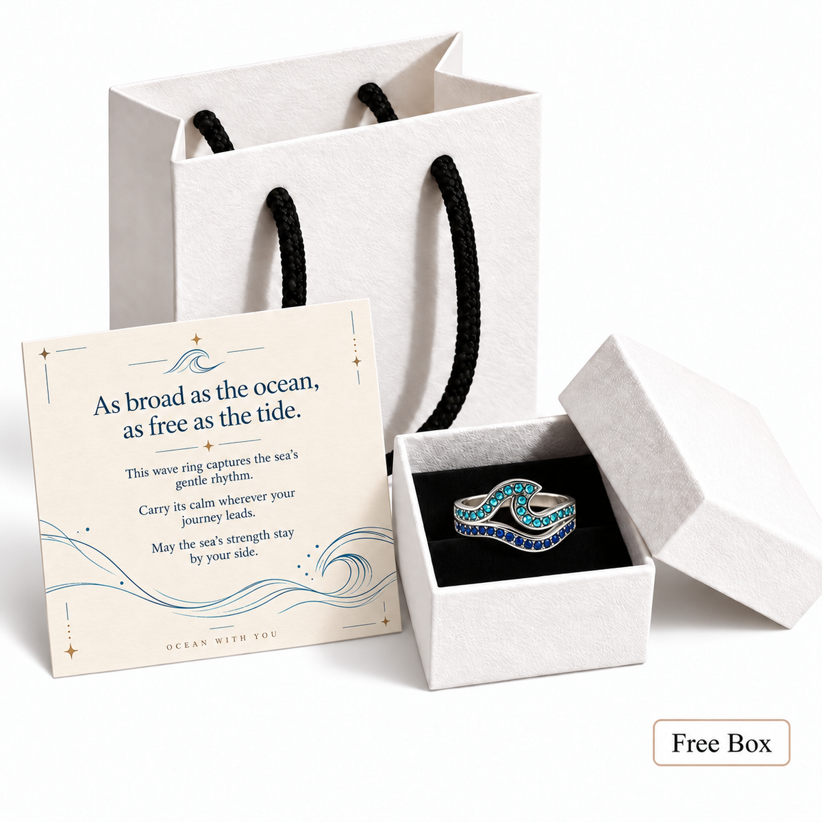 Dual‑Ocean Wave Ring