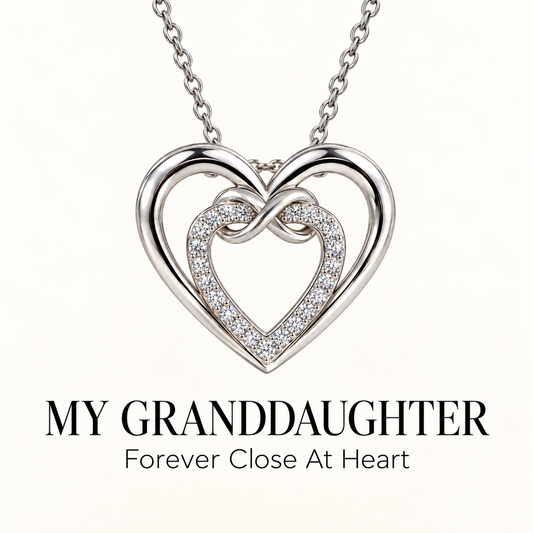 S925-Granddaughter Forever Heart Necklace