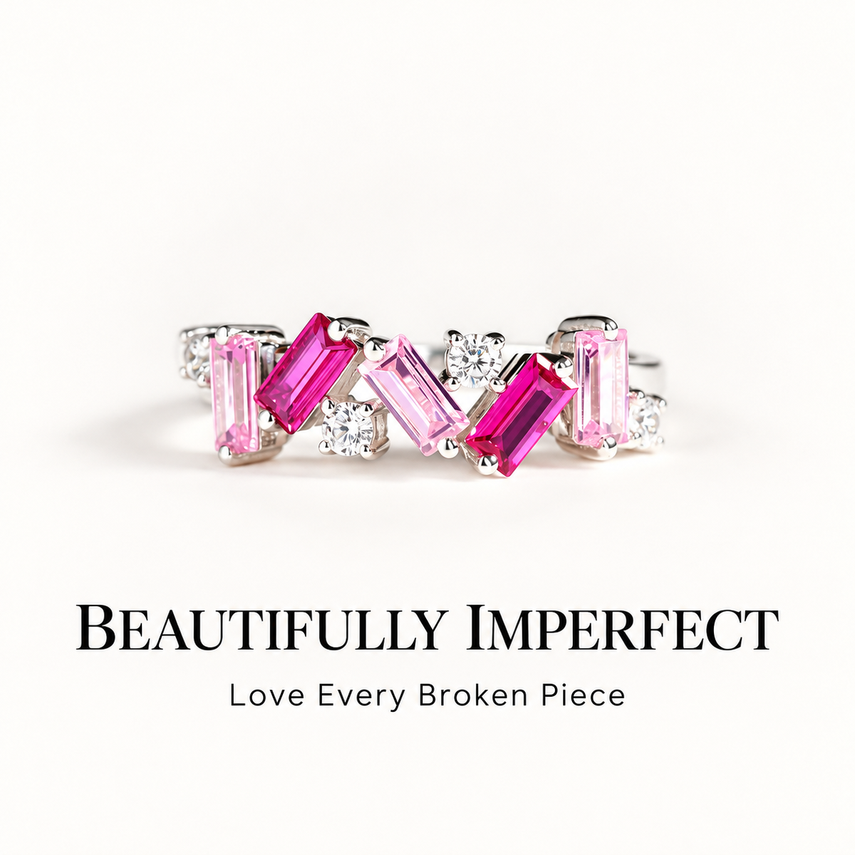 Beautifully Imperfect – Self-Love Sterling Silver Ring