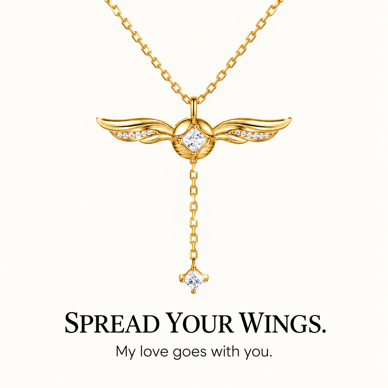 To My Daughter — Spread Your Wings Necklace