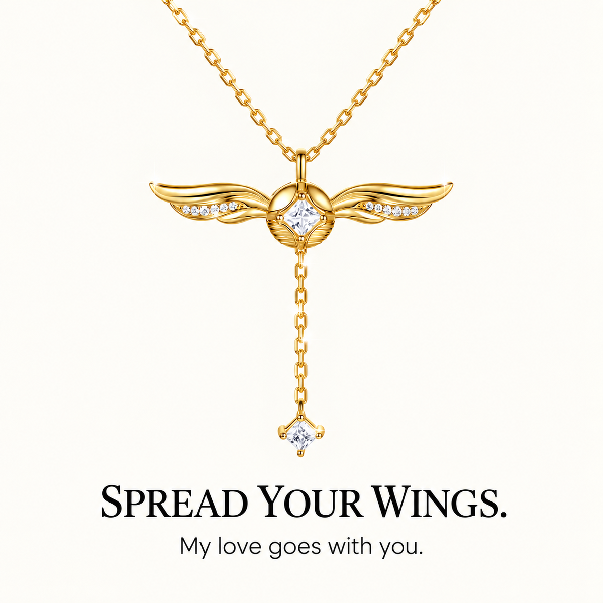 To My Daughter — Spread Your Wings Necklace