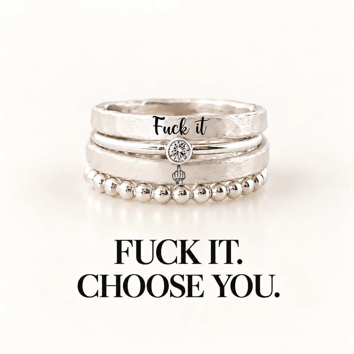 Fuck It Ring for Tired-Ass Women
