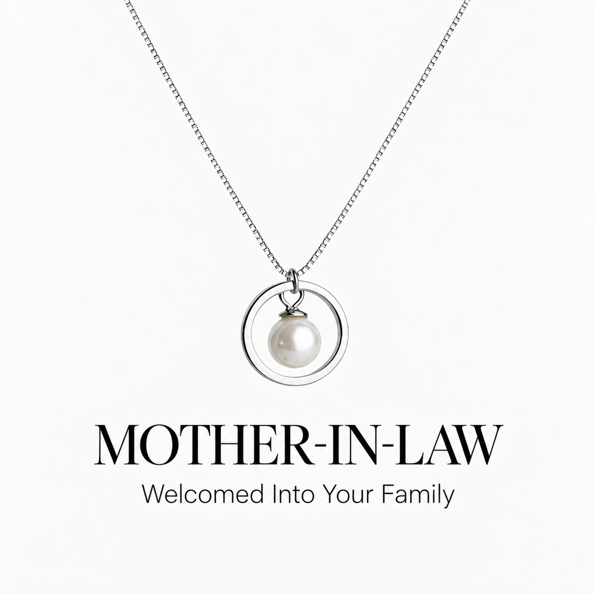 S925-Mother-in-Law Circle of Love Necklace