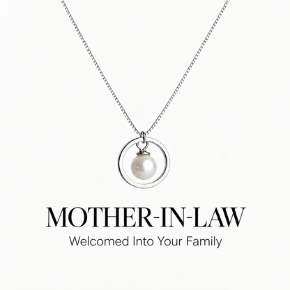 S925-Mother-in-Law Circle of Love Necklace
