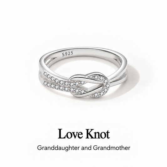 To My Granddaughter - Love Knot Ring