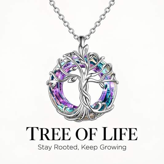 925 Sterling Silver-Tree of Life Necklace
