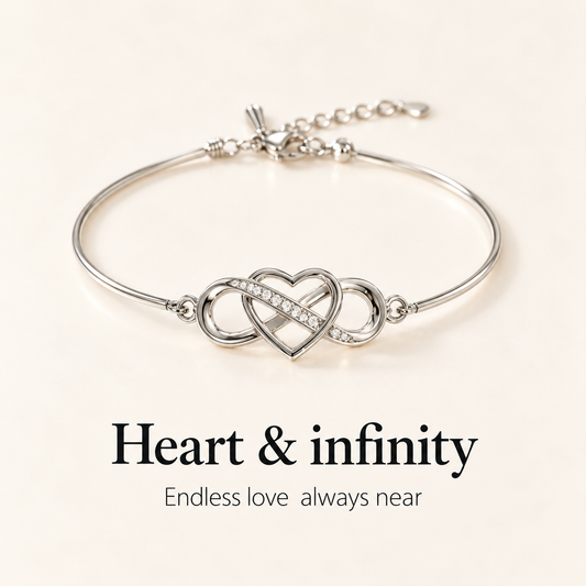 For My Wife-Infinity Heart Bond Bracelet