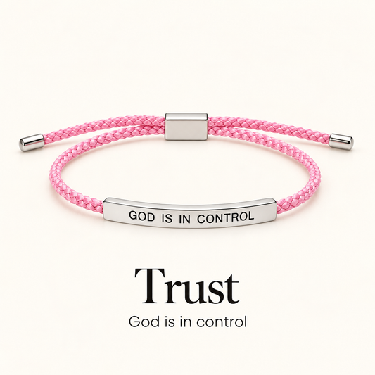 God Is In Control Tube Bracelet