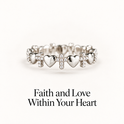 Jesus Is The Answer Cross Band Ring