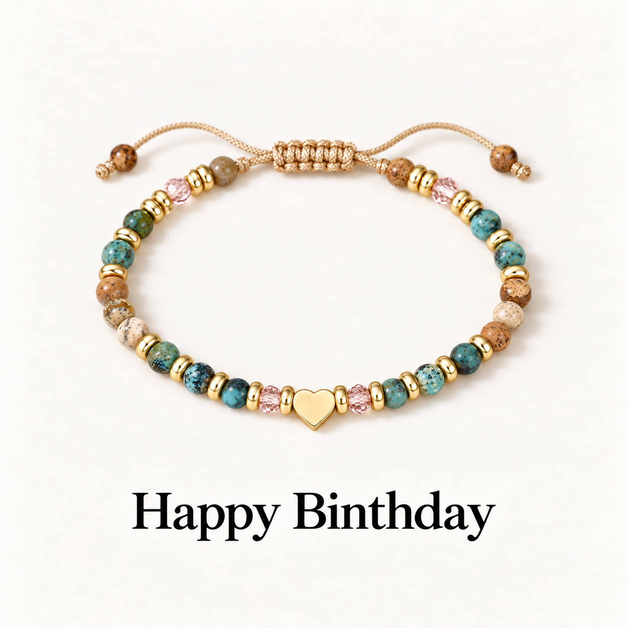 Birthday Wishes Heart Bracelet