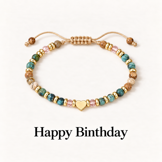 Birthday Wishes Heart Bracelet