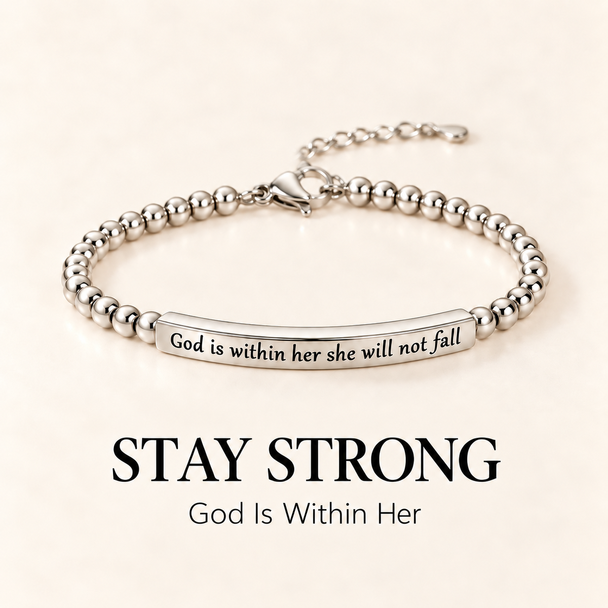 God Is Within Her Bracelet