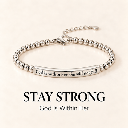 God Is Within Her Bracelet
