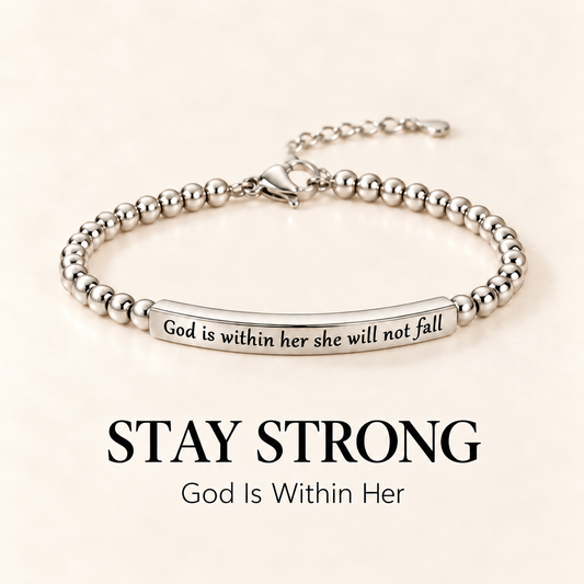 God Is Within Her Bracelet