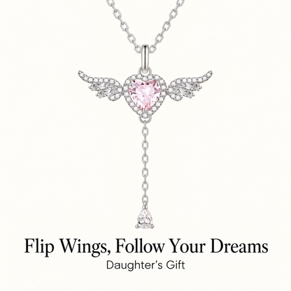 Angel Wings for My Brave Daughter-Wings Flip Up & Down