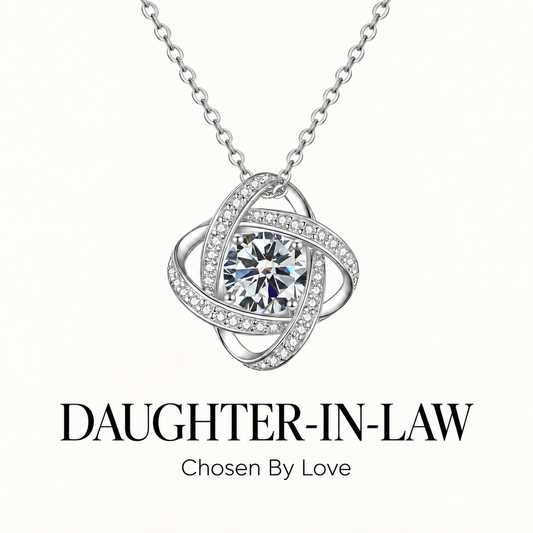 S925-Daughter-in-Law Love Knot Necklace