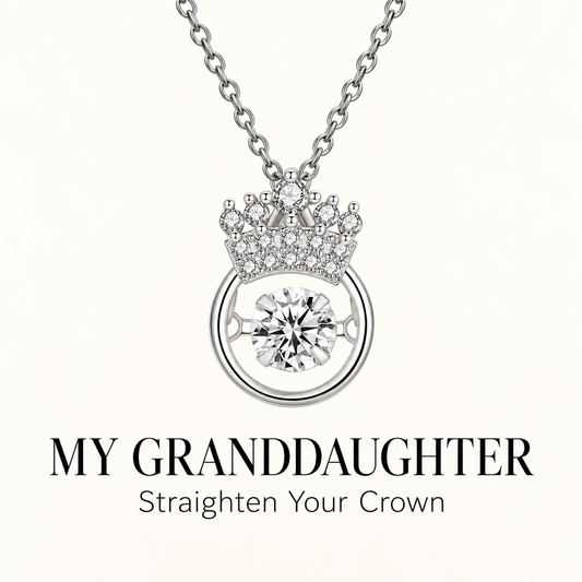 S925-Granddaughter Crown Necklace