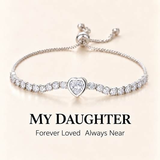To My Daughter - I Love You Bracelet