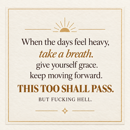 This Too Shall Pass Cuff Bracelet